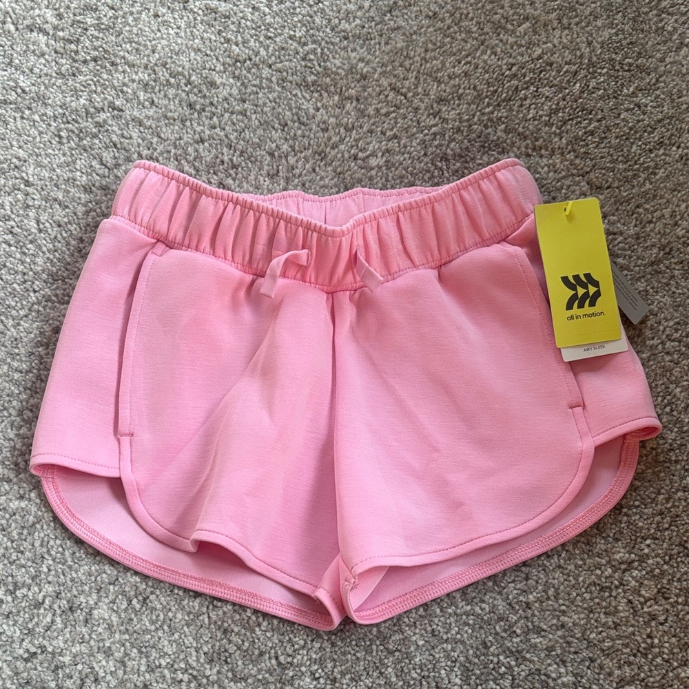 all in motion Soft Pink Women's Athletic Shorts with Drawstring